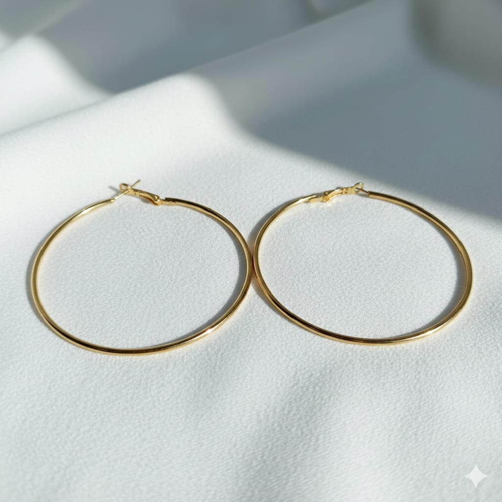 Classic Gold Hoop Earrings
