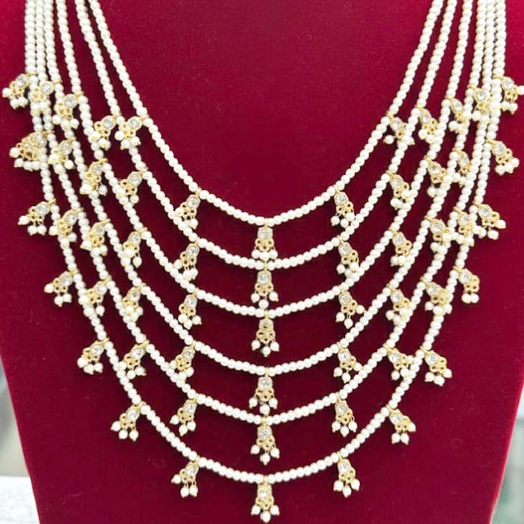 Multi-Layered Pearl Necklace