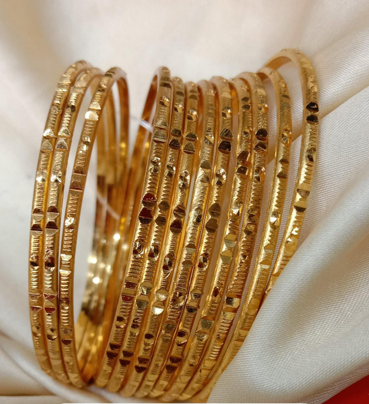 Gold Plated Baby Bangles