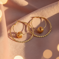 Layered Gold Hoop Earrings Set