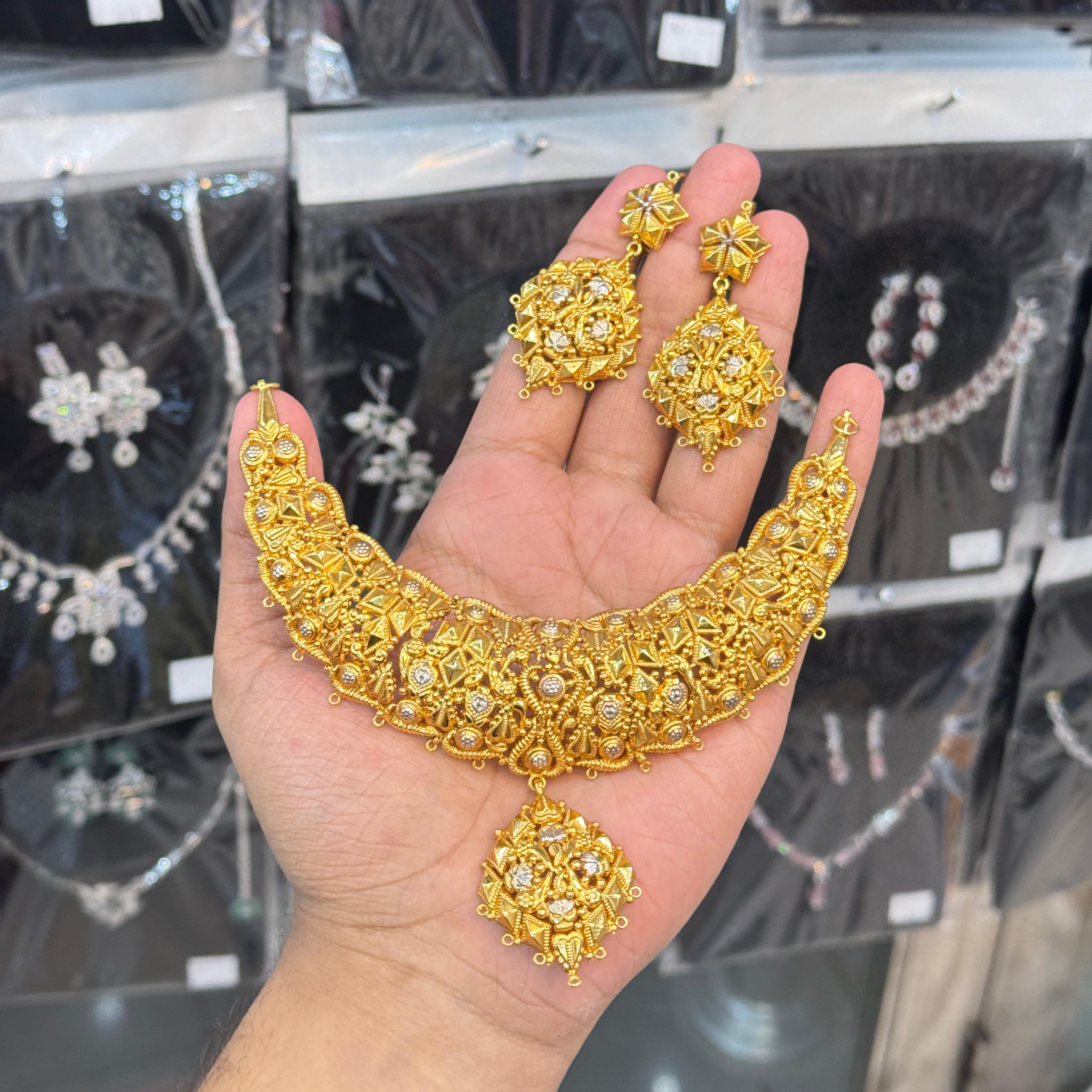 Gold Bridal Jewelry Set
