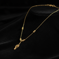 Elegant Gold Necklace Set with Ornate Pendant