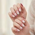 Pink to Burgundy Ombre Press-On Nails - 24 Pieces Gradient Design