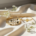 Gold Clover Bangle Bracelet luxury styles