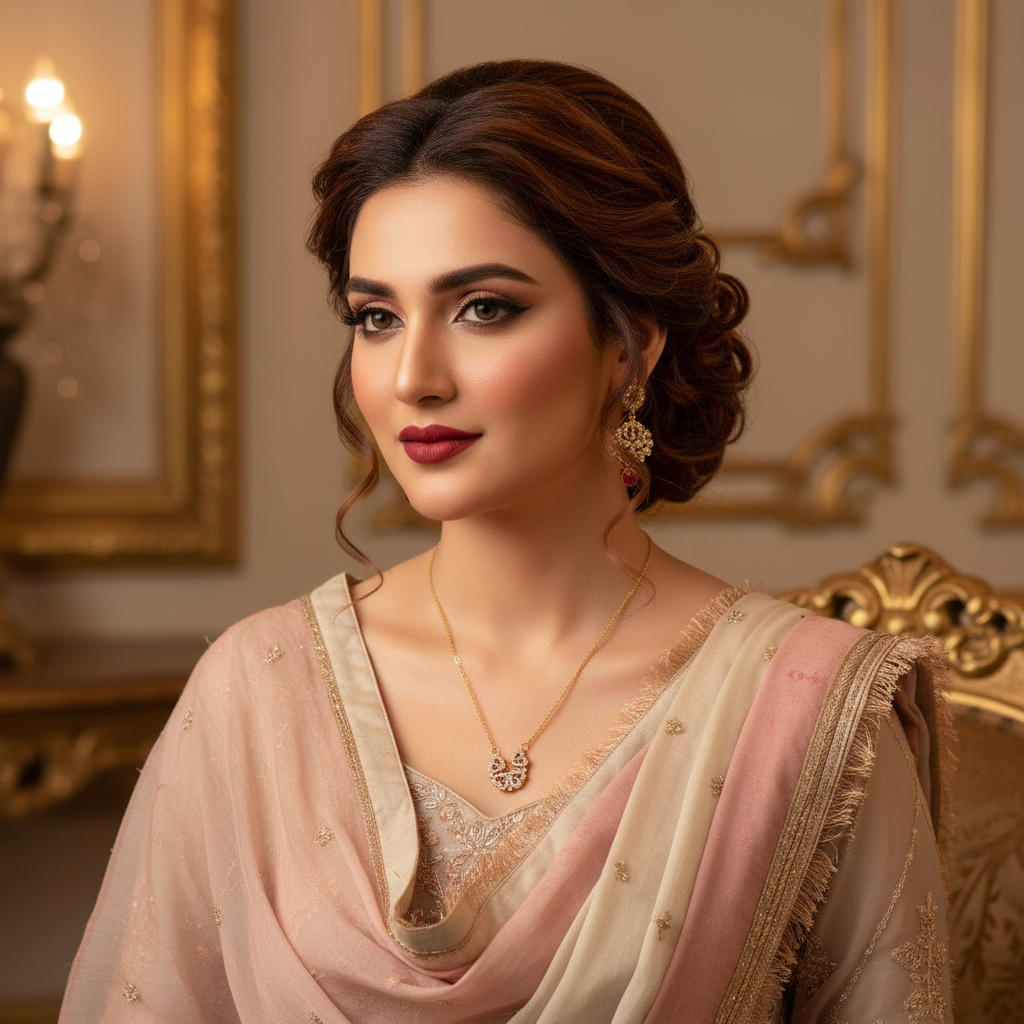 Pakistani Model in Festive Look