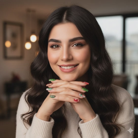Christmas Press-On Nails