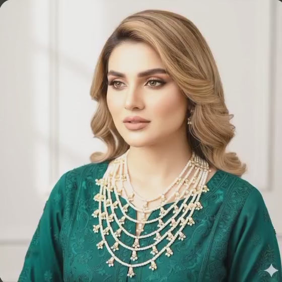 Multi-Layered Pearl Necklace