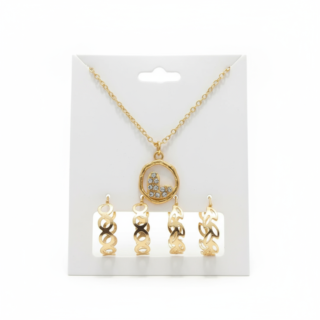 Gold Necklace & Earrings Collection